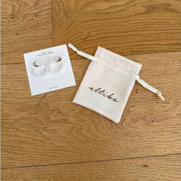 Ettika - Hoop Earrings in Silver - Picture 1 of 3